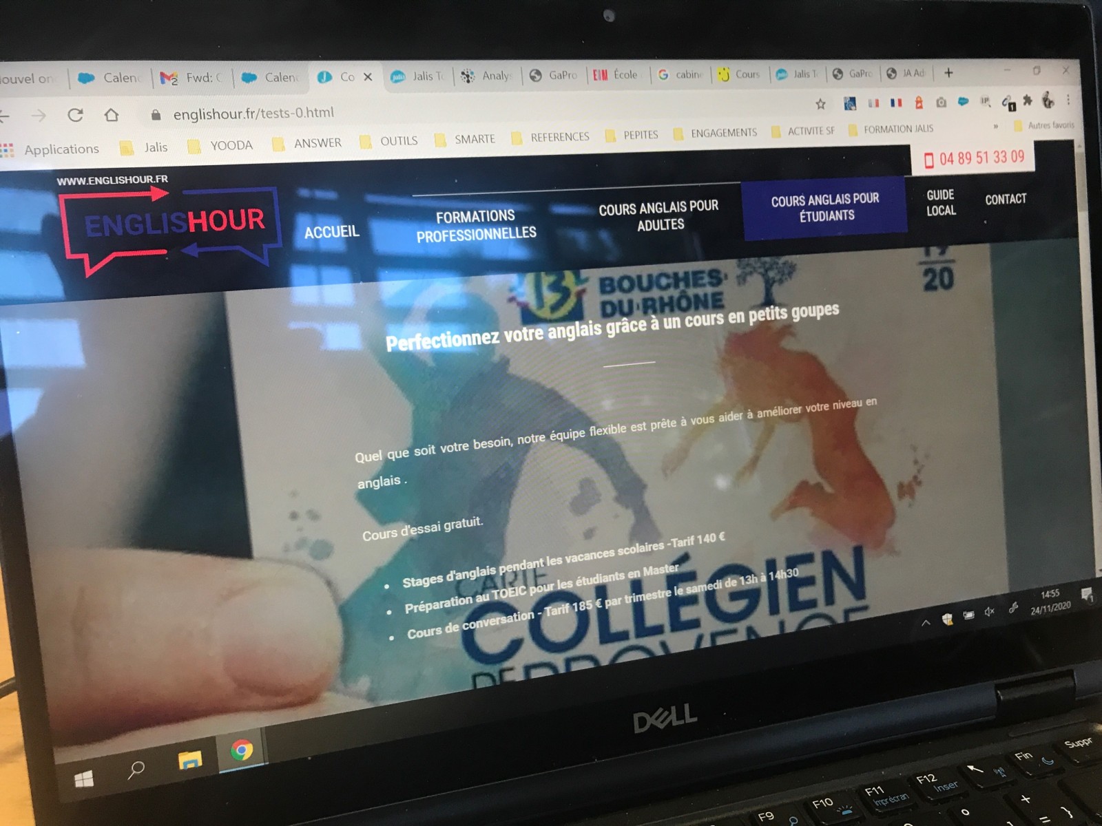 Cours d’anglais pour étudiants en session collective et en visio à Marseille dans le 13012