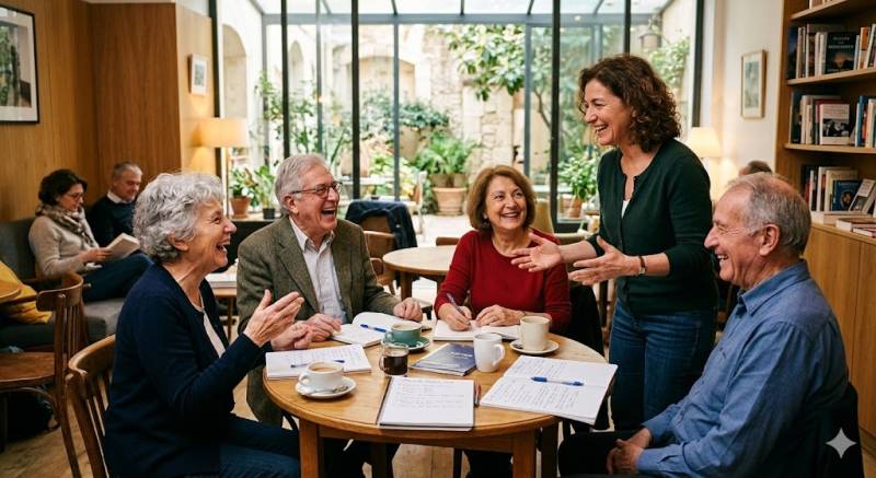 École anglais plaisir Marseille 13012 alternative CPF, cours conversation anglais seniors Saint-Barnabé sans examen, club anglais adulte Beaumont Marseille 12 sans TOEIC, coaching anglais oral adolescent La Fourragère.